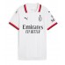 Camiseta AC Milan Alvaro Morata #7 Visitante Equipación para mujer 2024-25 manga corta